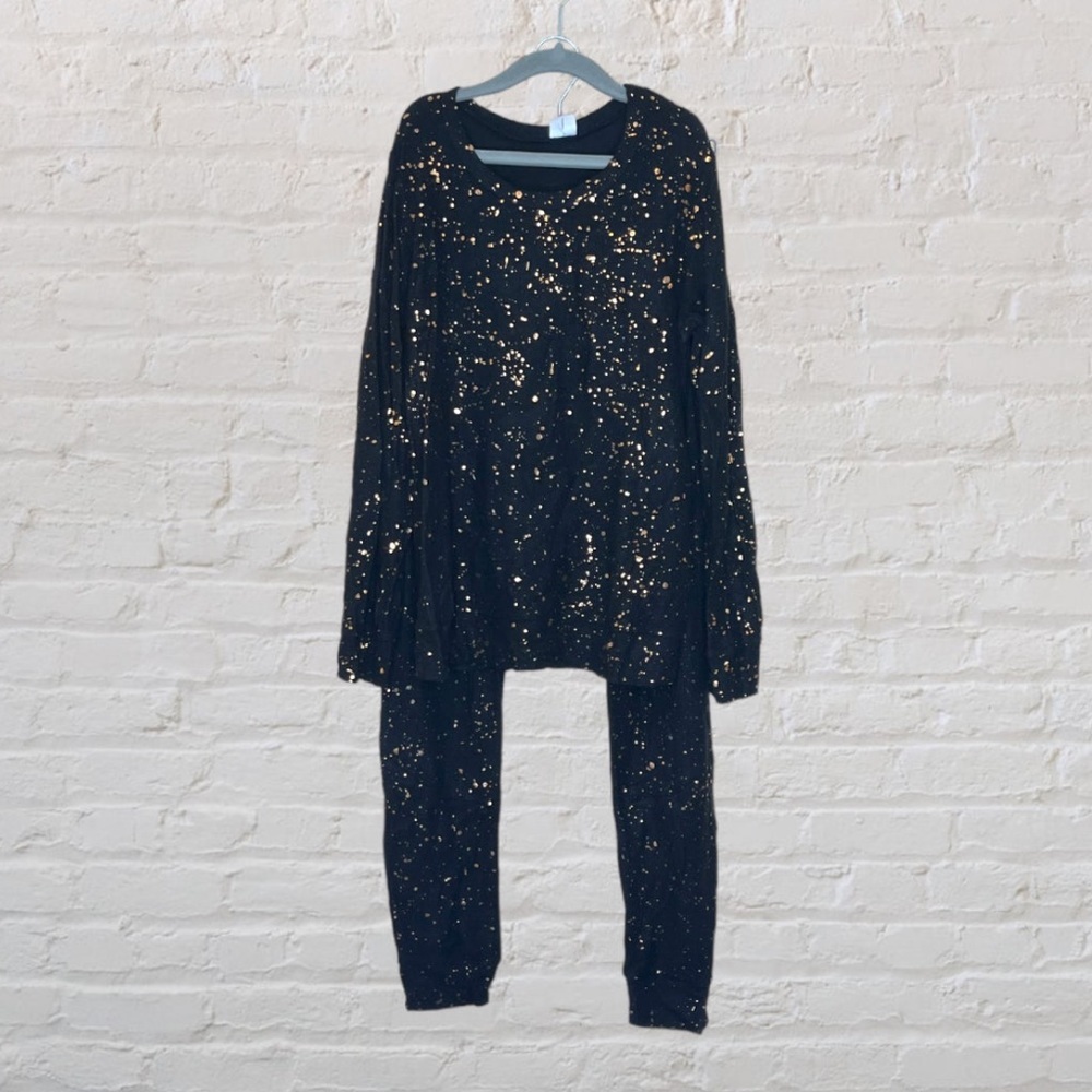 Malibu Sugar Copper Paint Splatter Lounge Set​